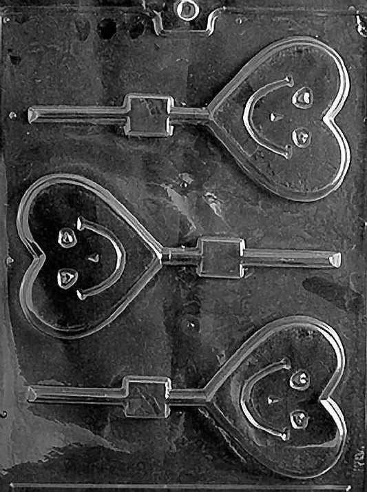 HAPPY HEART LOLLY Valentines Sucker Chocolate Candy Mold