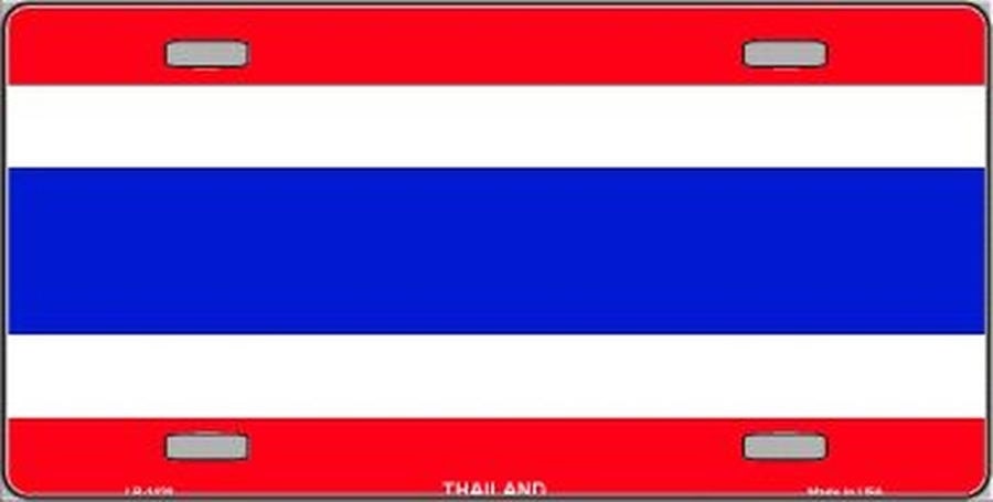 THAILAND FLAG Metal License Plate