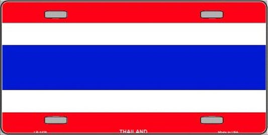 THAILAND FLAG Metal License Plate