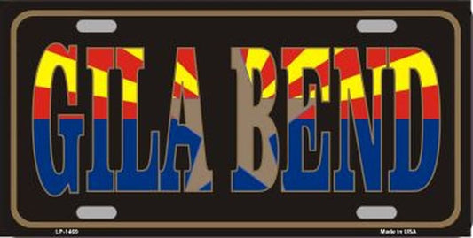 GILA BEND ARIZONA Metal License Plate