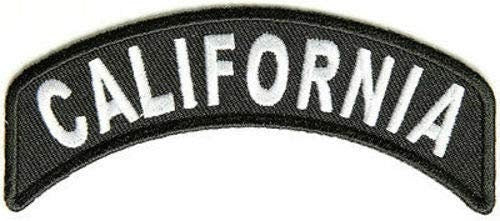 CALIFORNIA STATE Rocker Biker Motorcycle Embroidered Patch Craft Supply