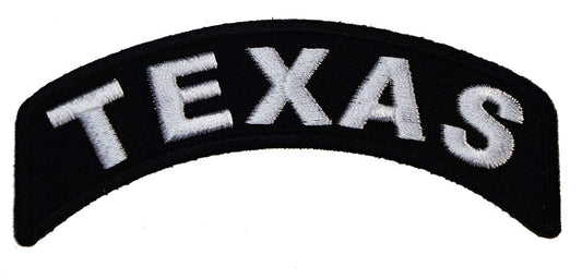 TEXAS STATE Rocker Biker Motorcycle Embroidered Patch Craft Supply