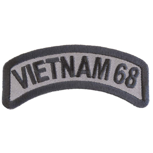 VIETNAM 1968 Rocker Military VET Veteran Embroidered Patch Craft Supply