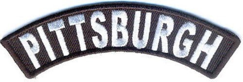 PITTSBURGH Rocker Biker Motorcycle Embroidered Patch Craft Supply