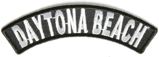DAYTONA BEACH Rocker Biker Motorcycle Embroidered Patch Craft Supply