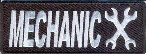MECHANIC Biker Motorcycle Embroidered Patch Craft Supply