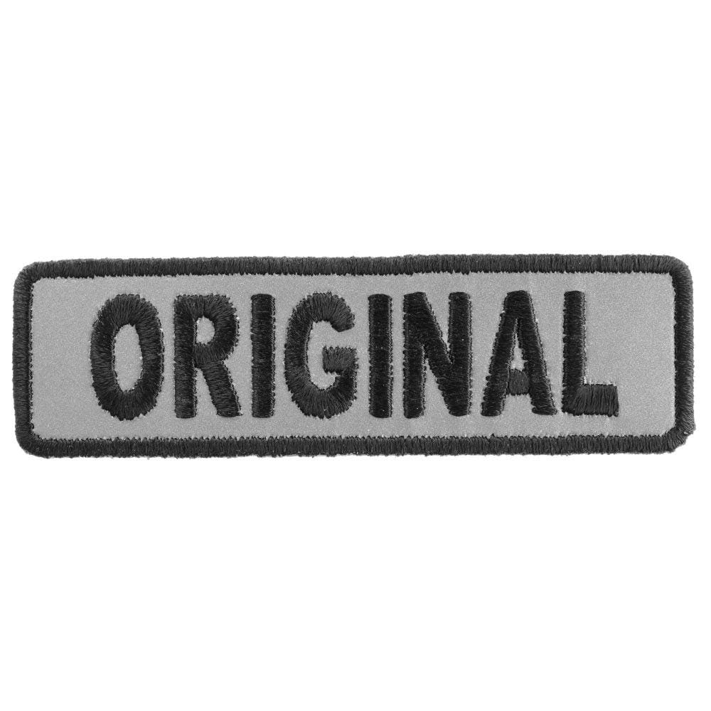 ORIGINAL Reflective Biker Motorcycle Embroidered Patch Craft Supply