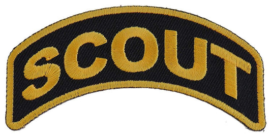 SCOUT Rocker Biker Motorcycle Embroidered Patch Craft Supply