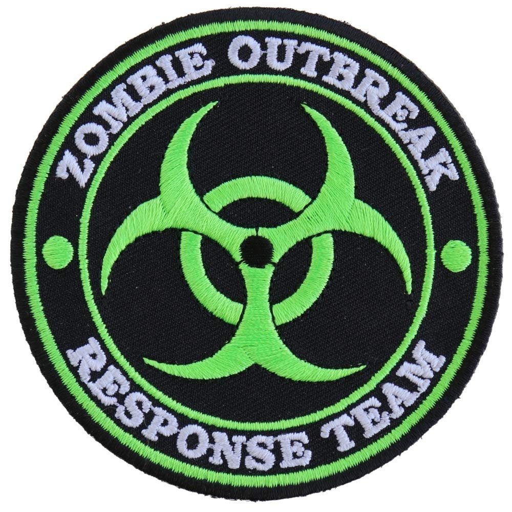 ZOMBIE OUTBREAK Response Team Green Embroidered Patch