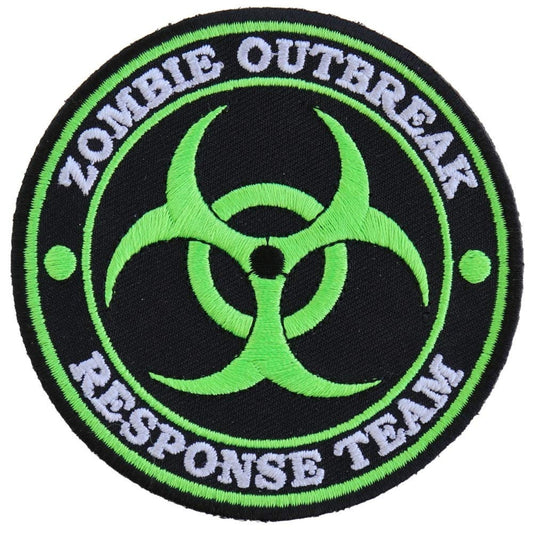 ZOMBIE OUTBREAK Response Team Green Embroidered Patch