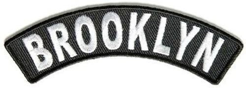 BROOKLYN Rocker Biker Motorcycle Embroidered Patch Craft Supply