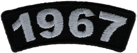1967 VIETNAM ERA ROCKER Small Biker Motorcycle Embroidered Patch