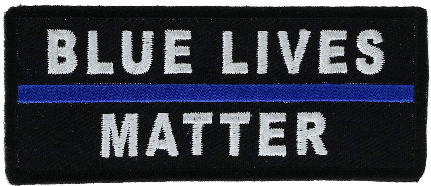 BLUE LIVES MATTER Thin Blue Line Police Sheriff Law Enforcement Patch
