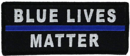 BLUE LIVES MATTER Thin Blue Line Police Sheriff Law Enforcement Patch