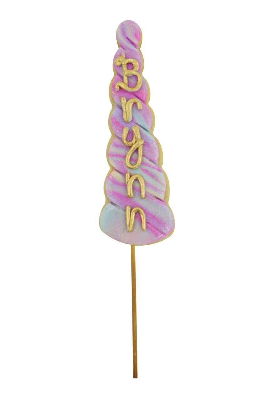UNICORN HORN Cookie Cutter Metal 4.5 Inches - Mystical Fantasy Castle Stencil Fondant Craft Supply