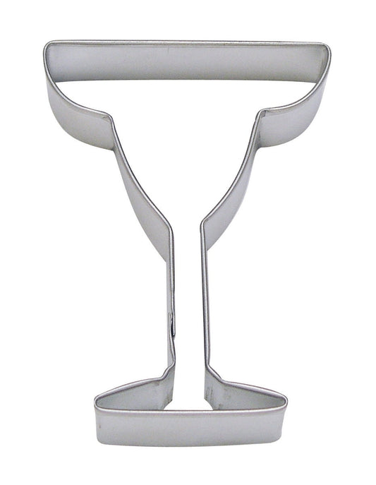 MARGARITA GLASS Cookie Cutter Metal 4 Inches - Tequila Bar Party Stencil Fondant