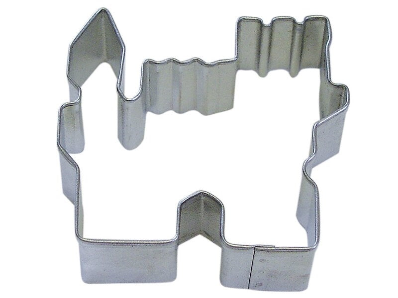 CASTLE Cookie Cutter Metal 3 Inches - Fairy Tale, Dragon, Knight Stencil Fondant