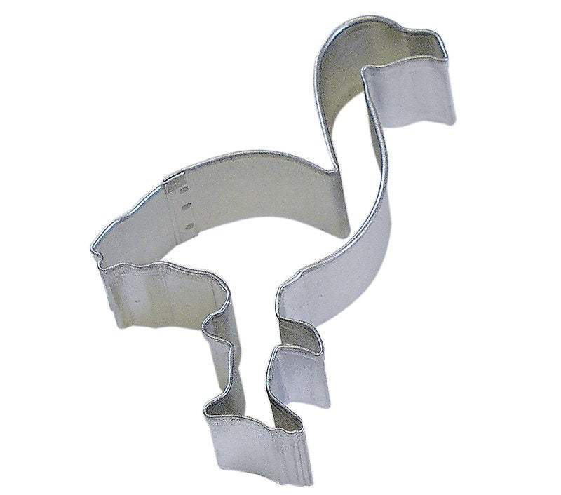 FLAMINGO Cookie Cutter Metal 4 Inches - Animal Pink Bird Zoo Stencil Fondant