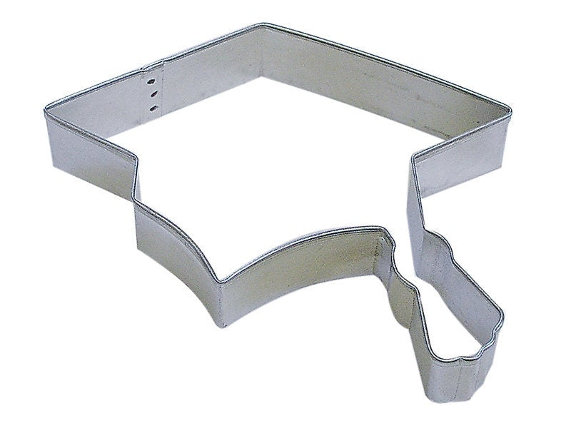 GRADUATION CAP Cookie Cutter Metal 4.5 Inches - Stencil Fondant Gown Diploma Degree Craft Supply