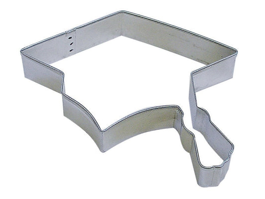 GRADUATION CAP Cookie Cutter Metal 4.5 Inches - Stencil Fondant Gown Diploma Degree Craft Supply