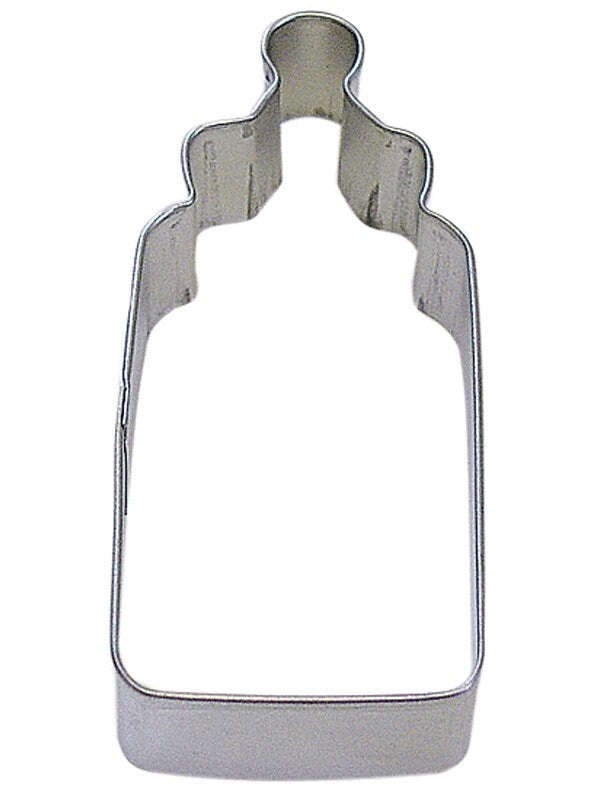 BABY BOTTLE Cookie Cutter Metal 4 Inches - Stencil Fondant Pacifier Rattle Nipple Craft Supply