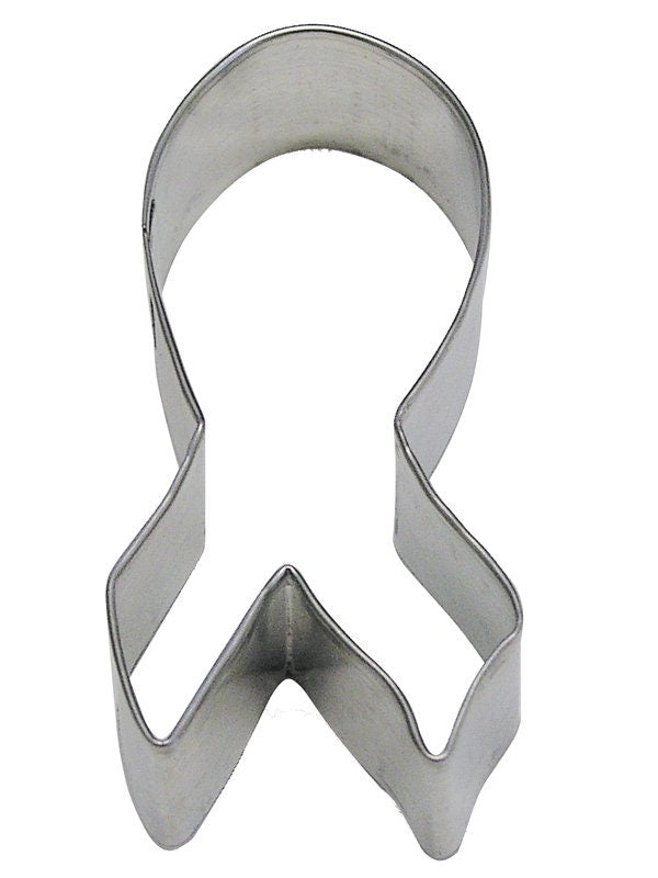 AWARENESS RIBBON Cookie Cutter Metal 3.75 Inches - Stencil Fondant Month Cancer