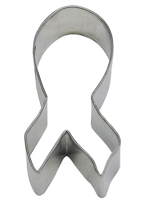 AWARENESS RIBBON Cookie Cutter Metal 3.75 Inches - Stencil Fondant Month Cancer