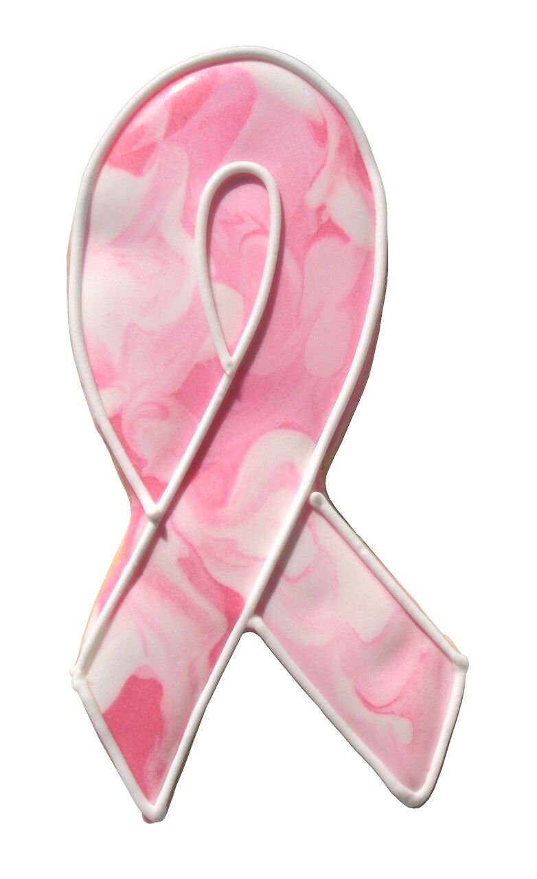 AWARENESS RIBBON Cookie Cutter Metal 3.75 Inches - Stencil Fondant Month Cancer