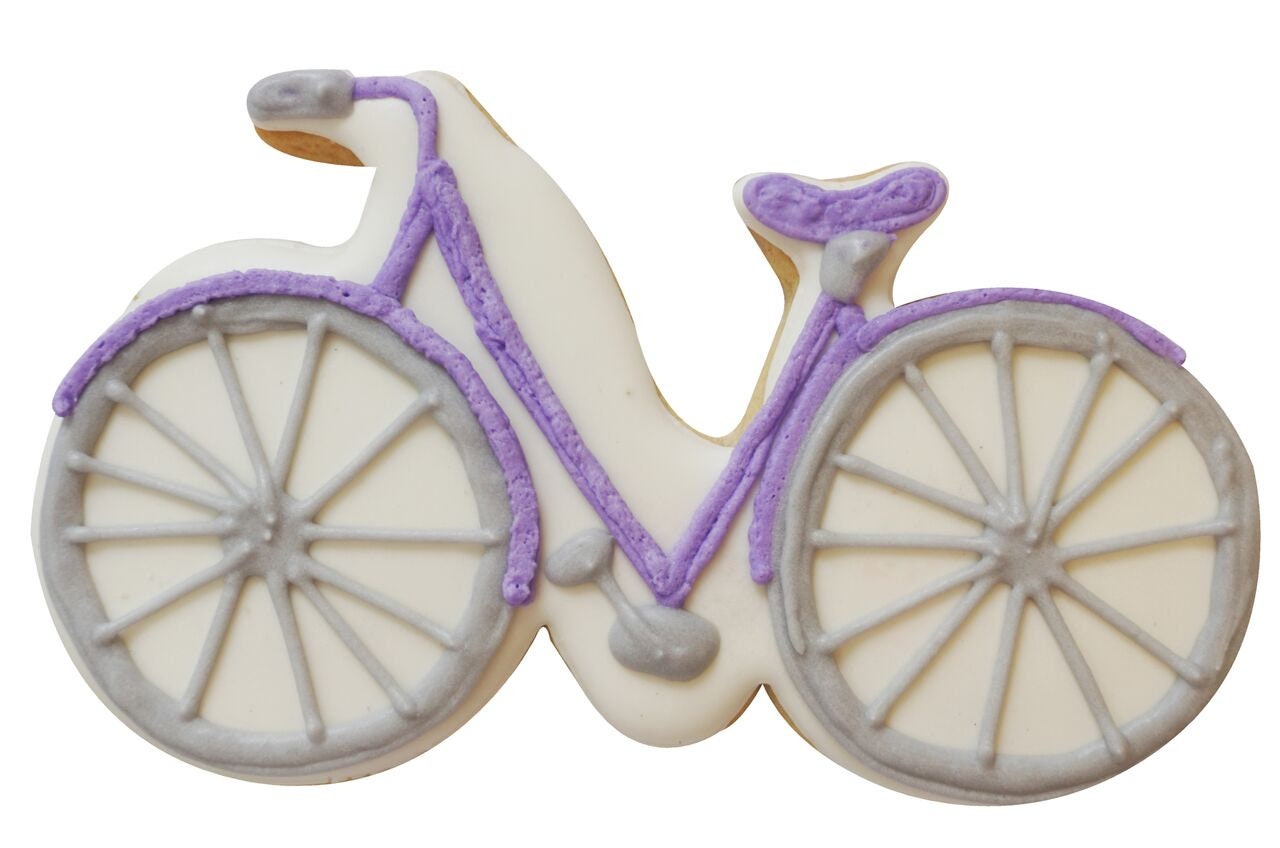 BICYCLE Cookie Cutter Metal 5.5 Inches - Stencil Fondant Bike Exercise Craft Supply