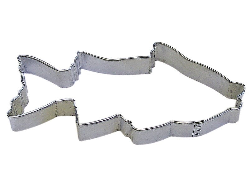 FISH Cookie Cutter Metal 5 Inches - Stencil Fondant Fishing Water Nemo Goldfish