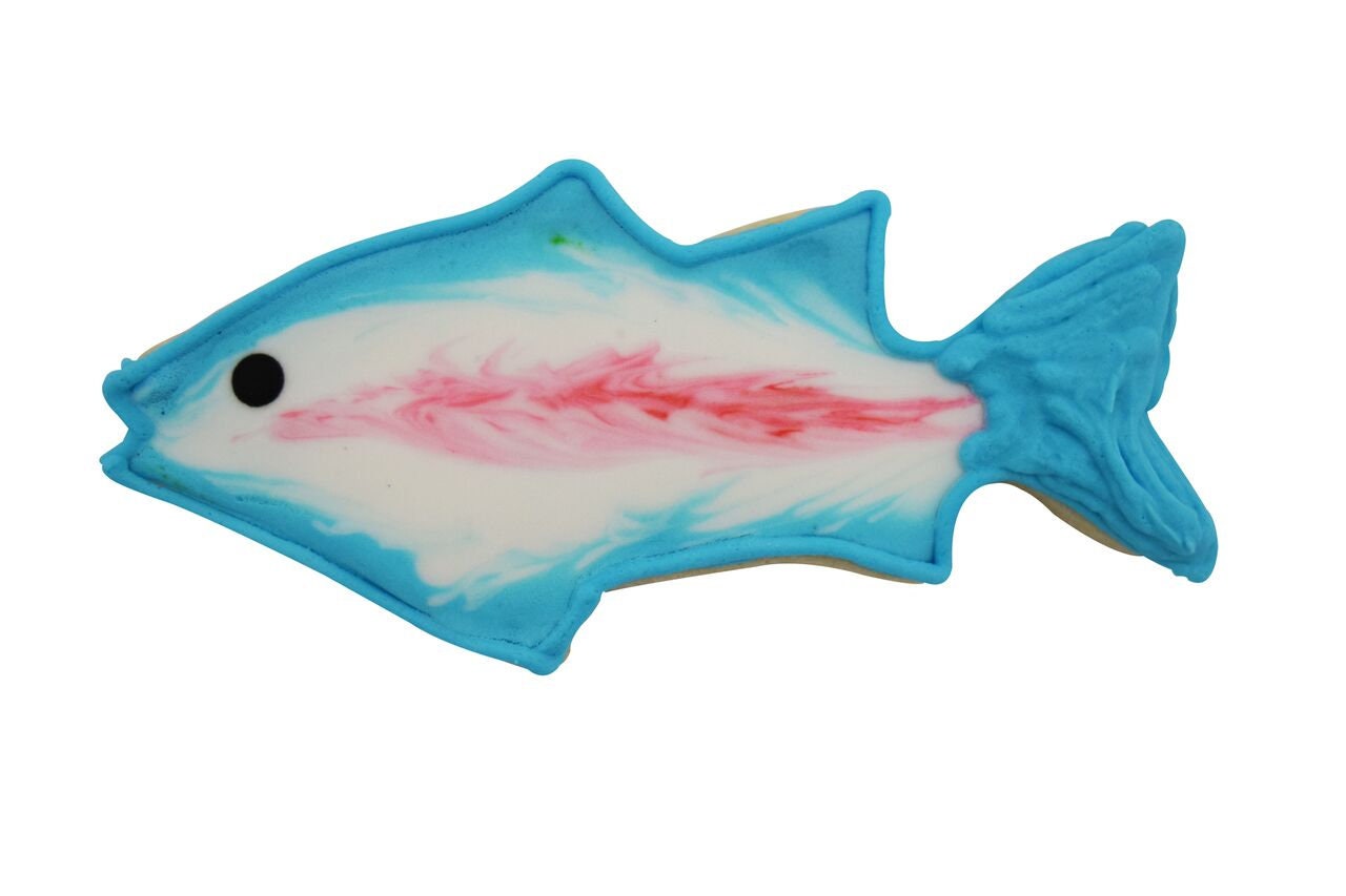 FISH Cookie Cutter Metal 5 Inches - Stencil Fondant Fishing Water Nemo Goldfish Craft Supply