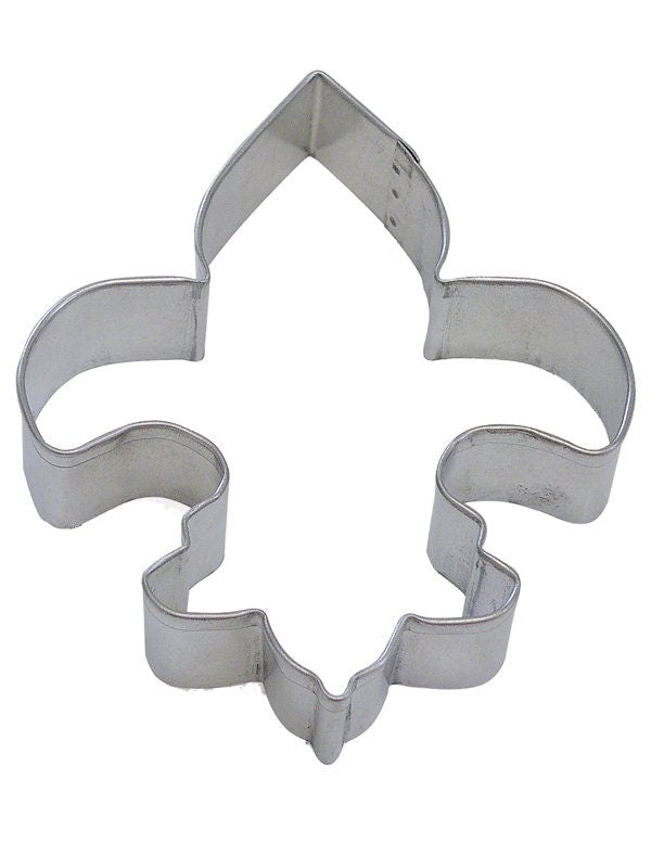 FLEUR D'LIS Cookie Cutter Metal 4.55 Inches - Stencil Fondant Craft Supply
