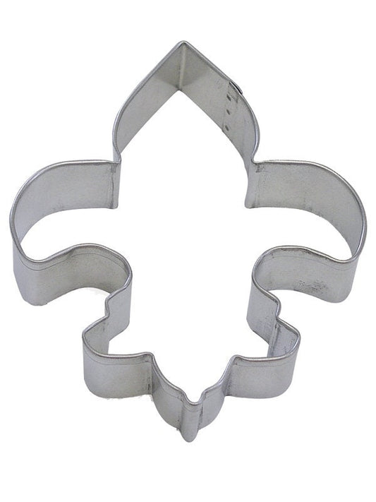 FLEUR D'LIS Cookie Cutter Metal 4.55 Inches - Stencil Fondant Craft Supply