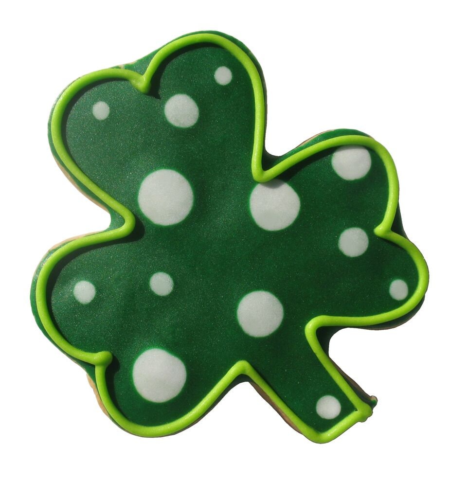 SHAMROCK Cookie Cutter Metal 3 Inches - Stencil Fondant Patrick's Day Lucky Clover Irish Craft Supply