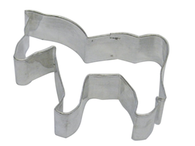 HORSE Cookie Cutter Metal 4 Inches - Stencil Fondant Horses Barn Farm Riding Craft Supply