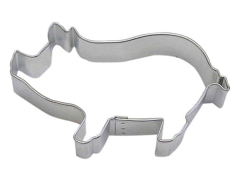 PIG Cookie Cutter Metal 3.75 Inches - Stencil Fondant Farm Animal Piglet