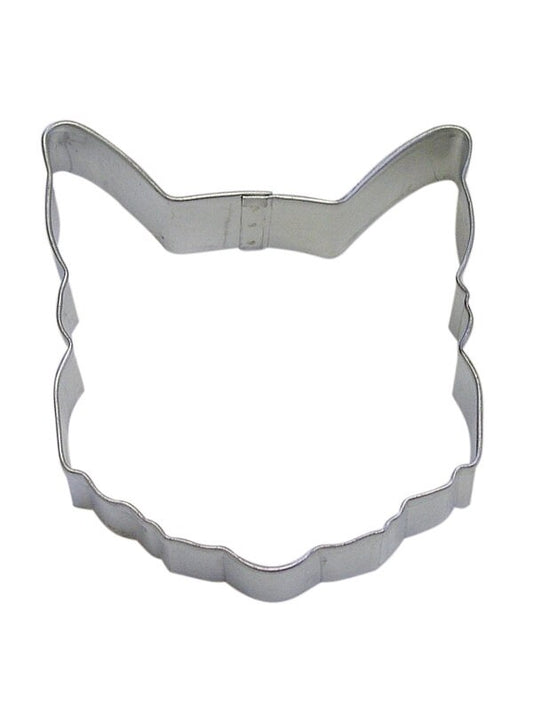CAT FACE Cookie Cutter Metal 3.5 Inches - Stencil Fondant Craft Supply