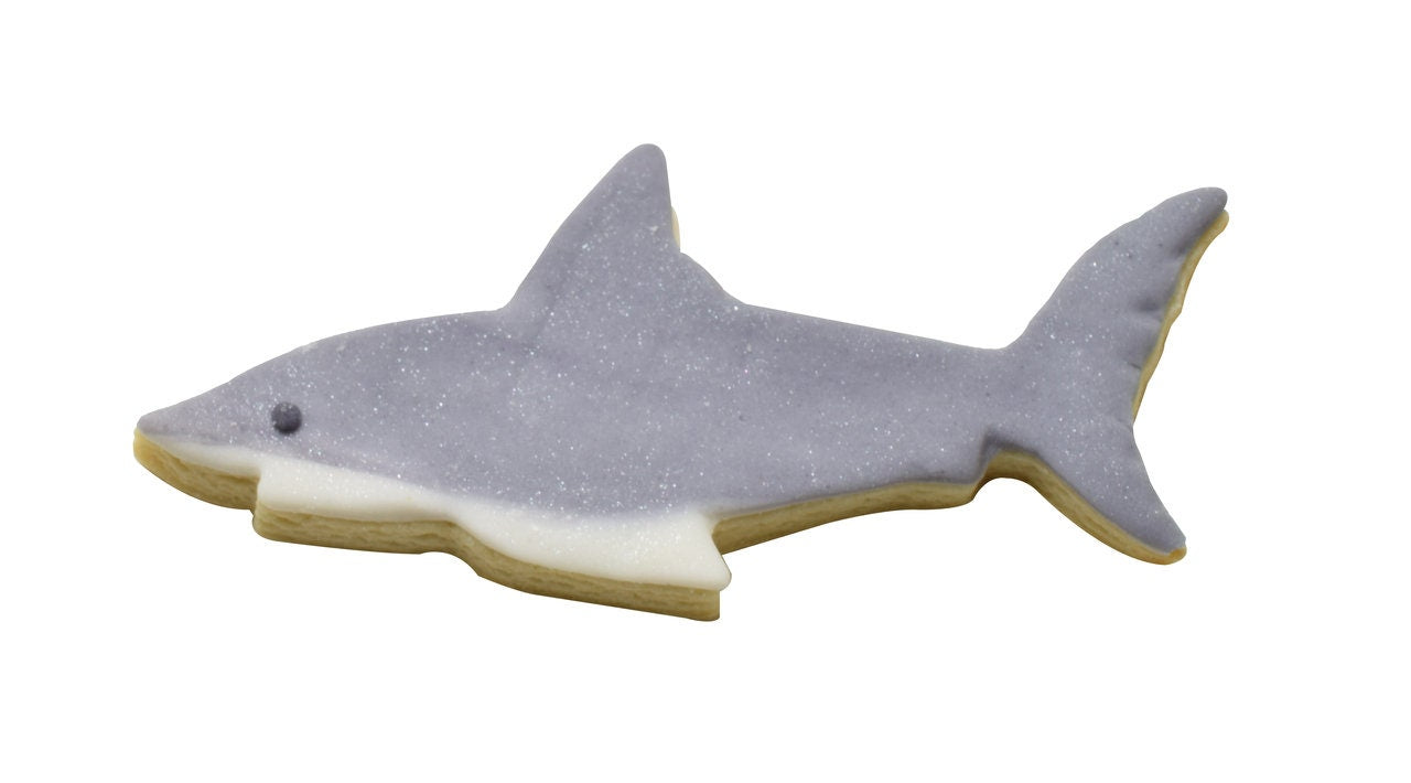 SHARK Cookie Cutter Metal 4.5 Inches - Stencil Fondant