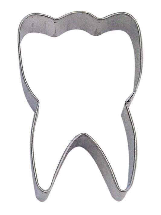 TOOTH Cookie Cutter Metal 2.5 Inches - Stencil Fondant