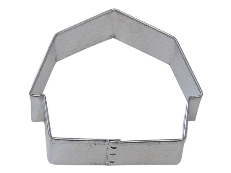 BARN Cookie Cutter Metal 3.25 Inches - Stencil Fondant Craft Supply