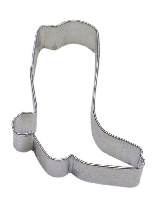 COWBOY BOOT Cookie Cutter Metal 3.75 Inches - Stencil Fondant