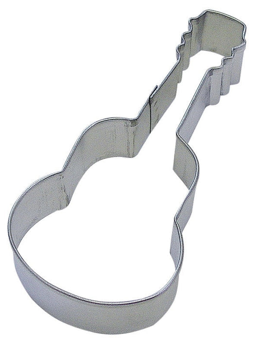 GUITAR Cookie Cutter Metal 4.5 Inches - Stencil Fondant