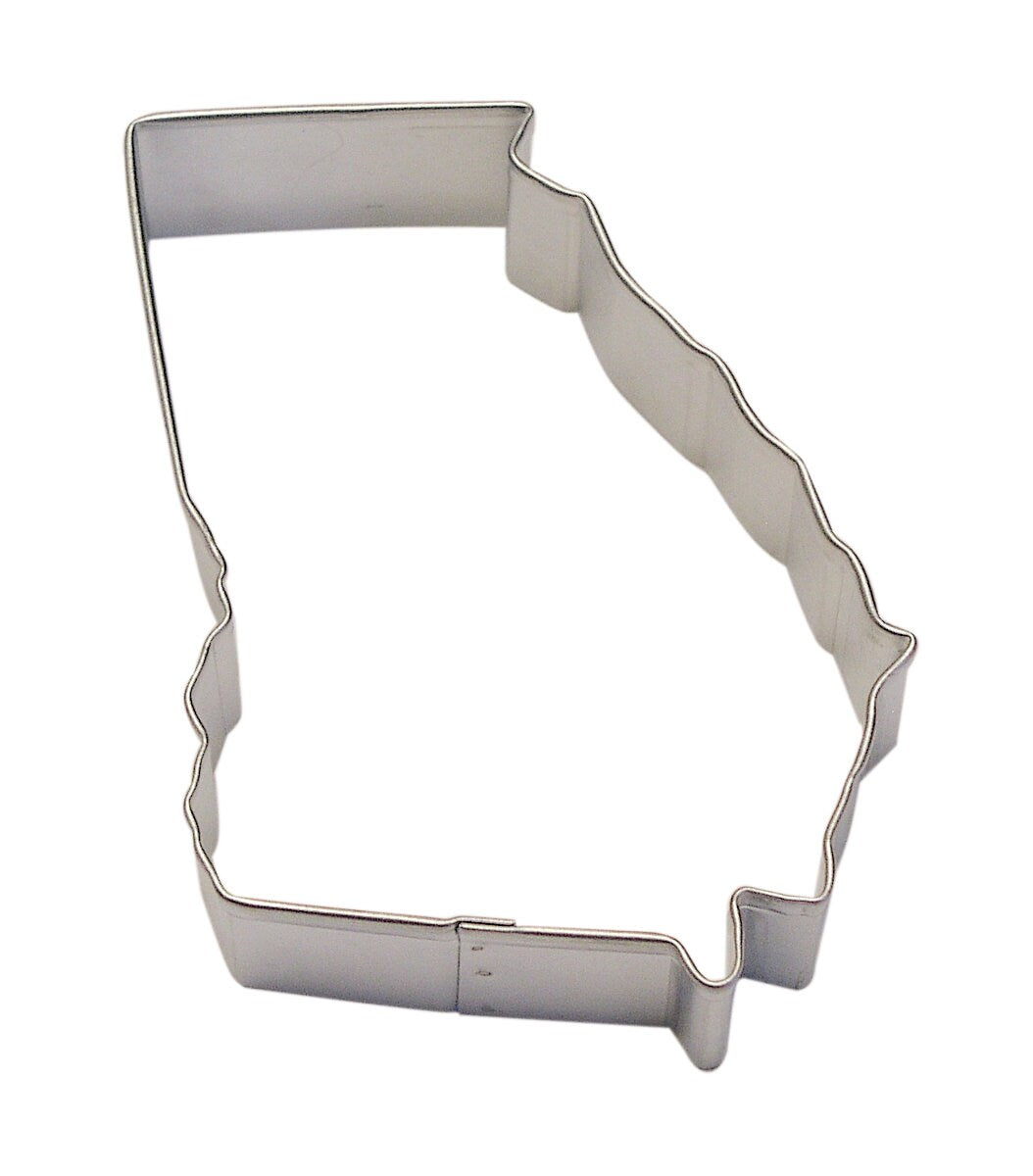 GEORGIA Cookie Cutter State Metal 3.5 Inches - Stencil Fondant Craft Supply