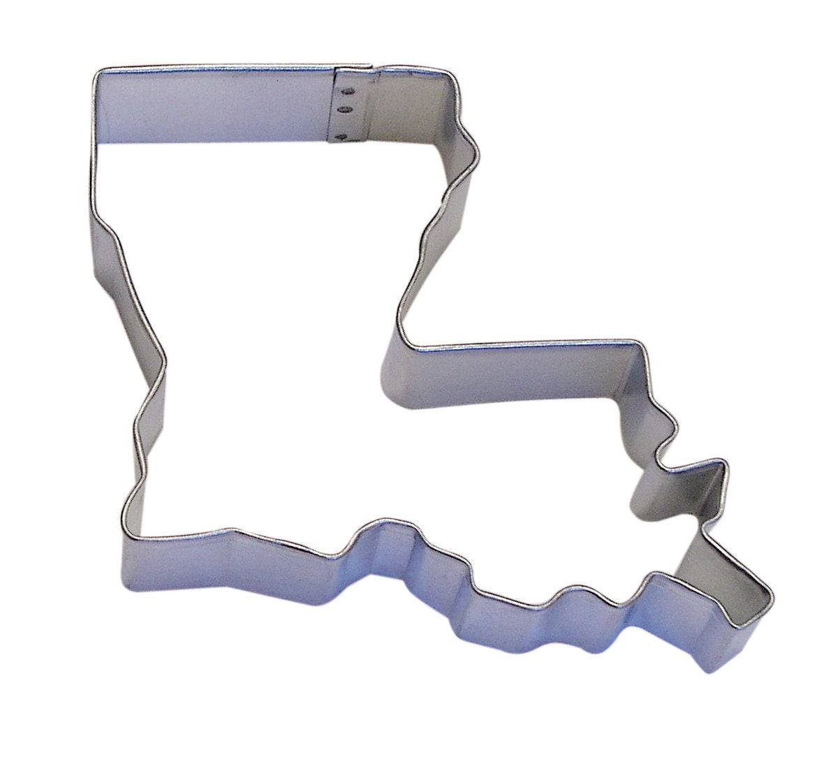 LOUISIANA Cookie Cutter State Metal 3.25 Inches - Stencil Fondant