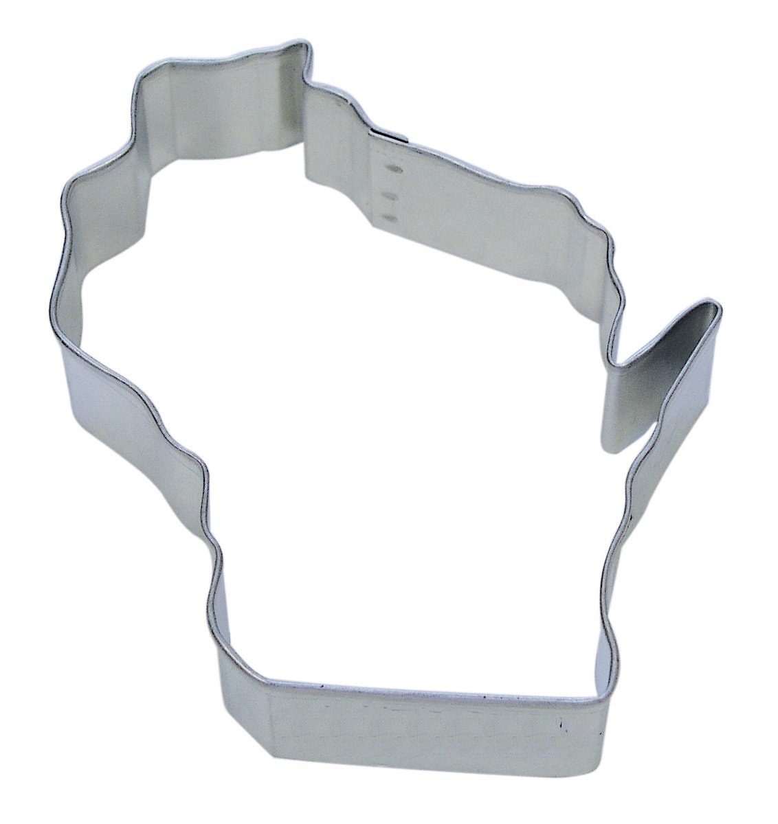 WISCONSIN Cookie Cutter State Metal 4 Inches - Stencil Fondant