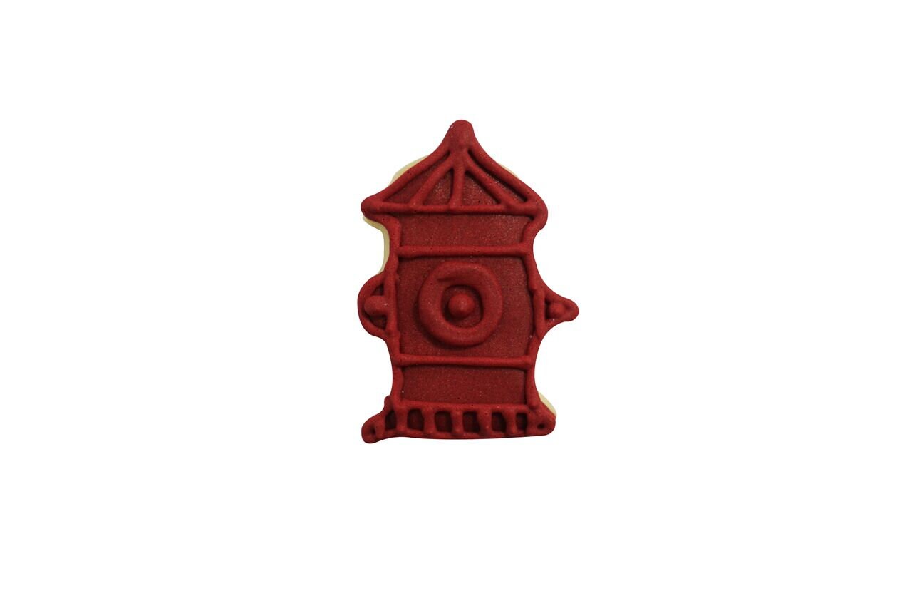 MINI FIRE HYDRANT Cookie Cutter Metal 1.75 Inches - Stencil Fondant Craft Supply