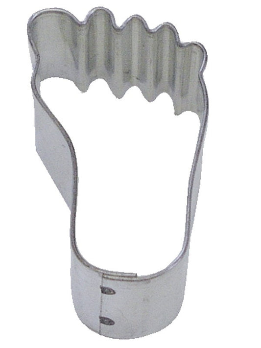 MINI FOOT Cookie Cutter Metal 1.5 Inches - Stencil Fondant