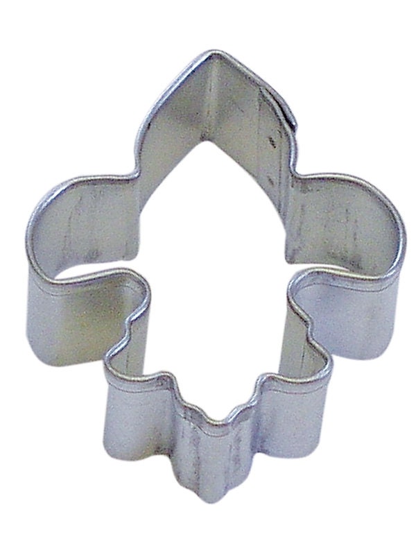 FLEUR DE LIS Mini Cookie Cutter Metal 1.5 Inches - Stencil Fondant Craft Supply
