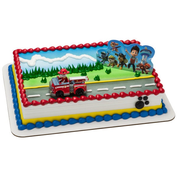 PAW PATROL Just Yelp For Help Cake Topper Cake Decoration Decoset Birthday Craft Supply