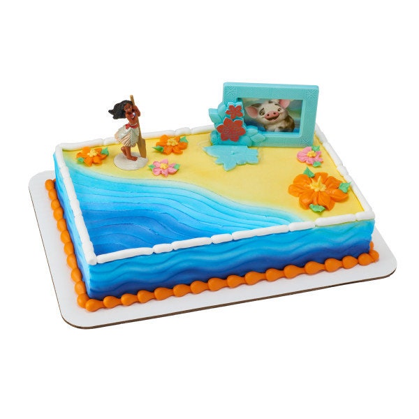MOANA Cake Topper Adventures in Oceania Cake Decoration Decoset Birthday Craft Supply